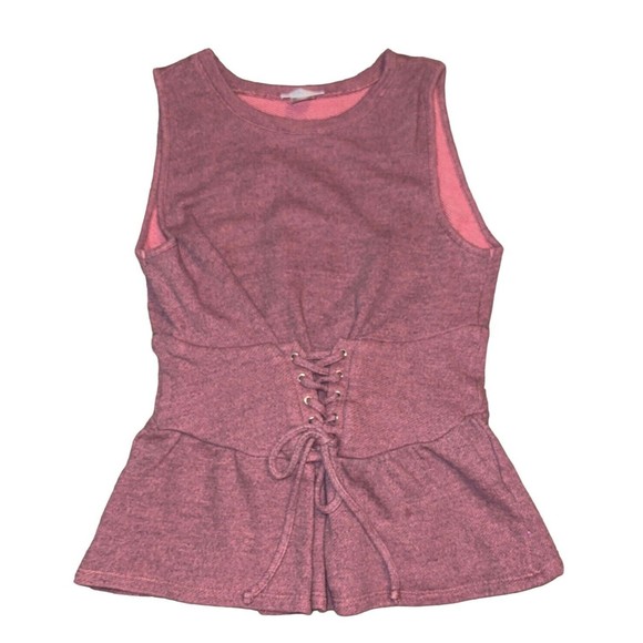 Venus Corset‎ Sz Medium Pink Shirt Top Tie Tank Top Blouse - Picture 1 of 7